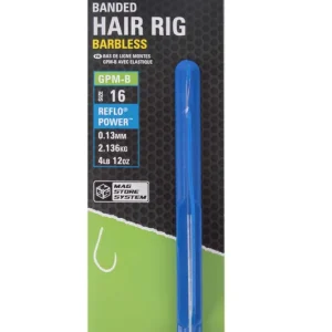 Preston GPM-B Banded Hair Rigs 10cm (8 stuks) 12 Betrouwbaar