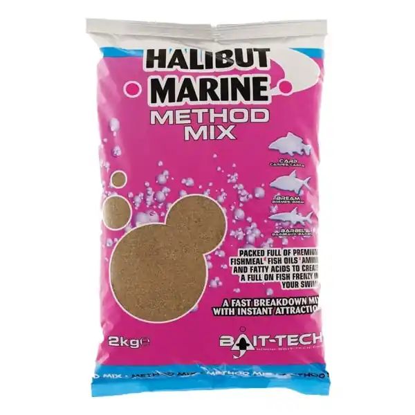 Bait-Tech Halibut Marine Method Mix Lokvoer (2kg) Tijdelijk Beschikbaar