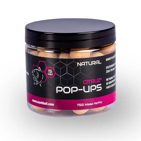 Seizoensaanbieding Nash Citruz Pop Ups Natural (75g) 12mm
