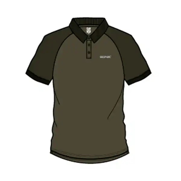 Snelle Levering Sonik Raglan Polo Shirt Green L