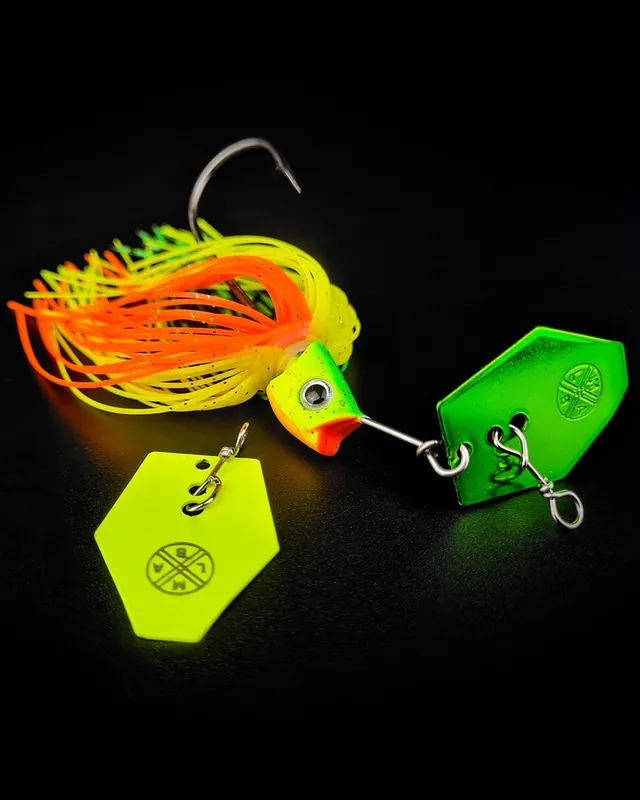 LMAB Multi Vibe 2.0 Bladed Jig #1/0 (18g) Firetiger Gratis Retour