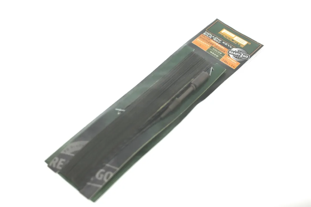 Beste Prijs PB Products R2G Kevlar/SR Inline Knotless Leader 10m Silt + 1m Weed (1 Stuk)