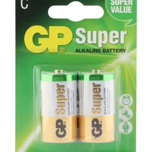 GP Alkaline Batterijen C Baby 2pcs Nieuw