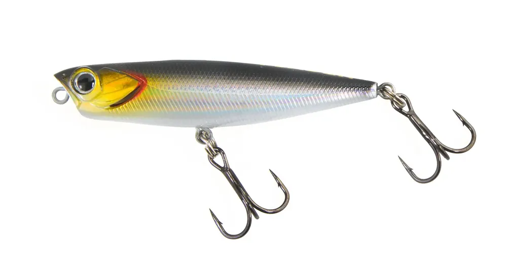 Direct Verzonden Fladen Maxximus Perchy Poacher Popper 6.5cm (5g) Black/White