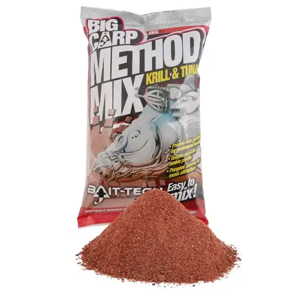 Merkproduct Bait-Tech Big Carp Method Mix Lokvoer (2kg) Tiger & Peanut
