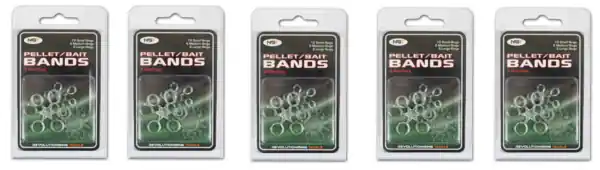 5 verpakkingen NGT Bait Bands Exclusieve Aanbieding