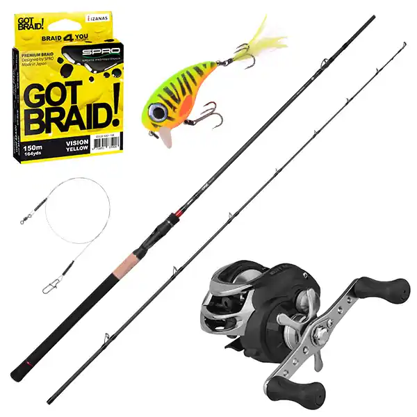 Finale Uitverkoop Spro CRX Lure & Cast Set 210cm
