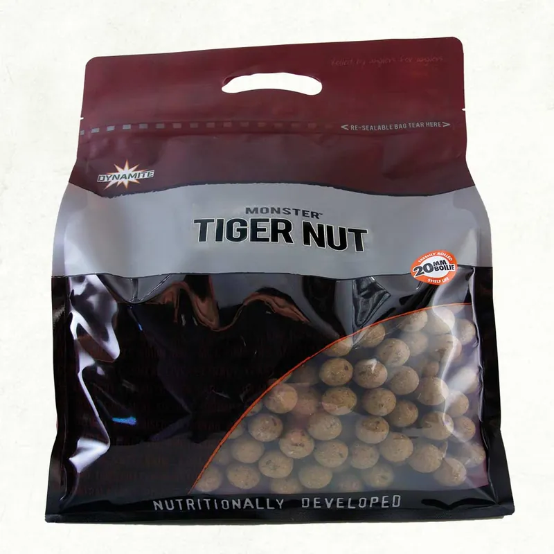 Dynamite Baits Monster Tiger Nut Boilies (1kg) 12mm (1kg) Flitsaanbieding