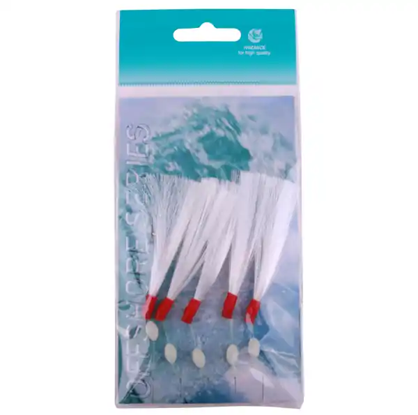 Sea Rig Glitter 5 Hooks Red Glitter Express Levering