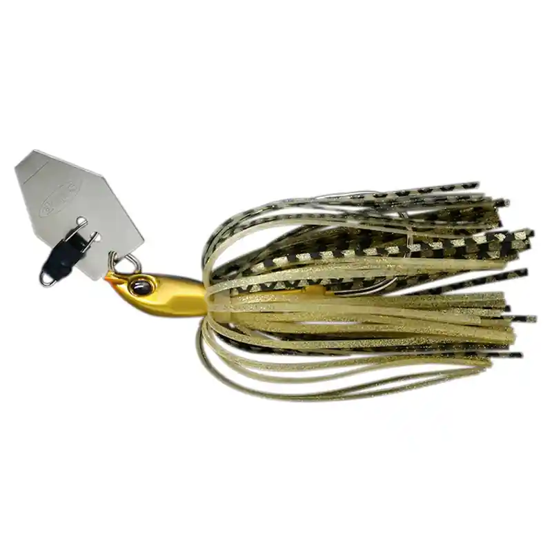 Alleen Vandaag Deps B Custom Chatter Bladed Jig (11g) 10 Green Chrystal