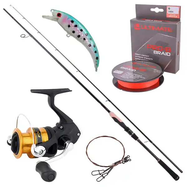 Ultimate Predator Spin & Jig Set 2.40m Op = Op