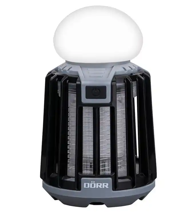 Gecertificeerd DÖRR LED Camping Torch Anti-Mosquito MX-9 - campinglamp met anti-muggen UV-licht, perfect voor het nachtvissen en vakantie!