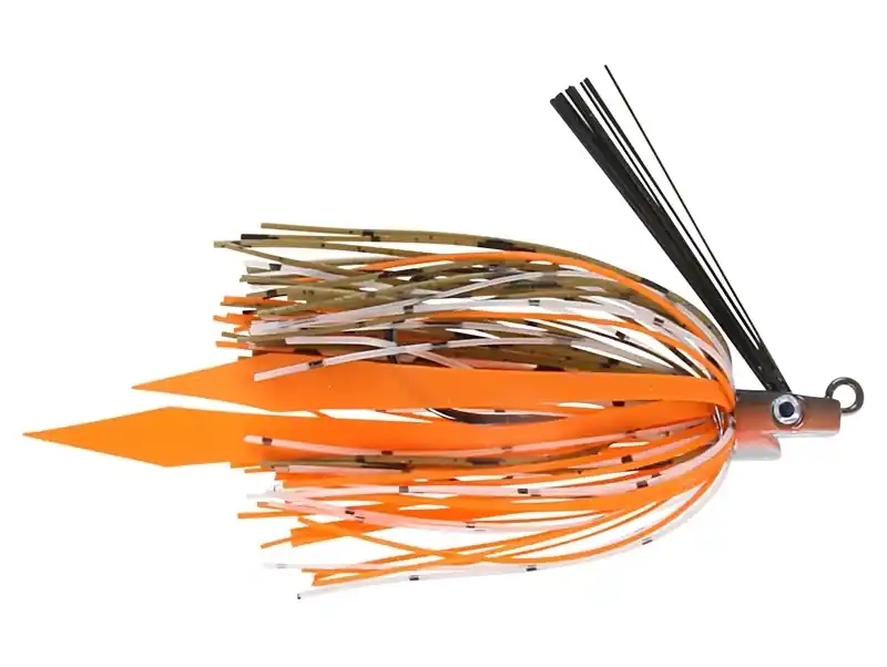 Direct Beschikbaar Strike Pro Pig Digger Swim Skirted Jig 11g Fire Perch
