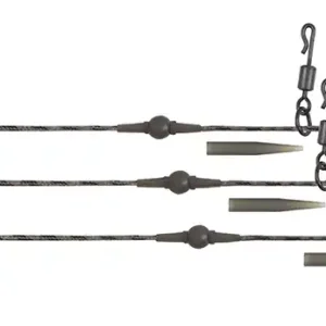 Aanbieding Fox Edges Naturals Heli-Clip Rigs Copper Core 50lb 75cm (3 Stuks)