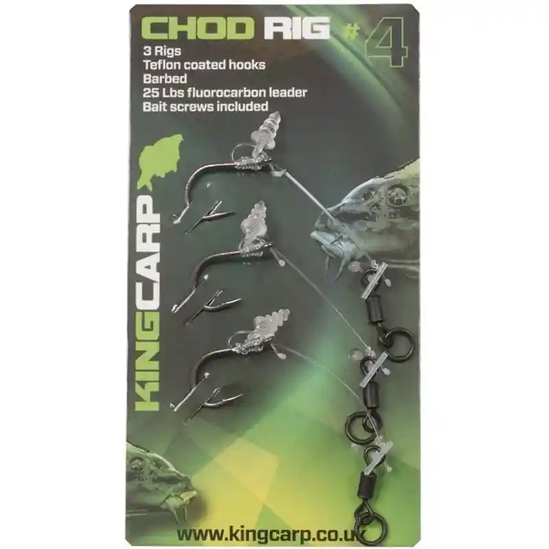 Gratis Retour Fladen Chod Rig incl Bait Screw, 3pcs 4