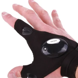 Night Glove with 2 Leds right hand Direct Beschikbaar