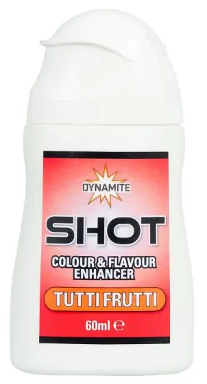 Meest Verkocht Dynamite Baits Shot Colour & Flavour Enhancer Tutti Frutti Orange (60ml)