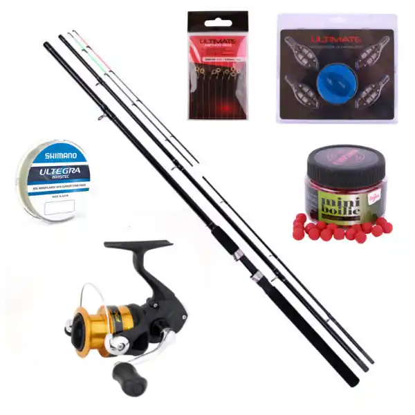 Meest Verkocht Ultimate Feeder Set mie Shimano FX 4000 FC Molen