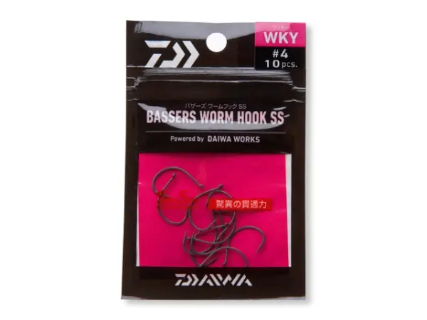 Hoge Kwaliteit Daiwa Bassers Worm Hook WKY 2