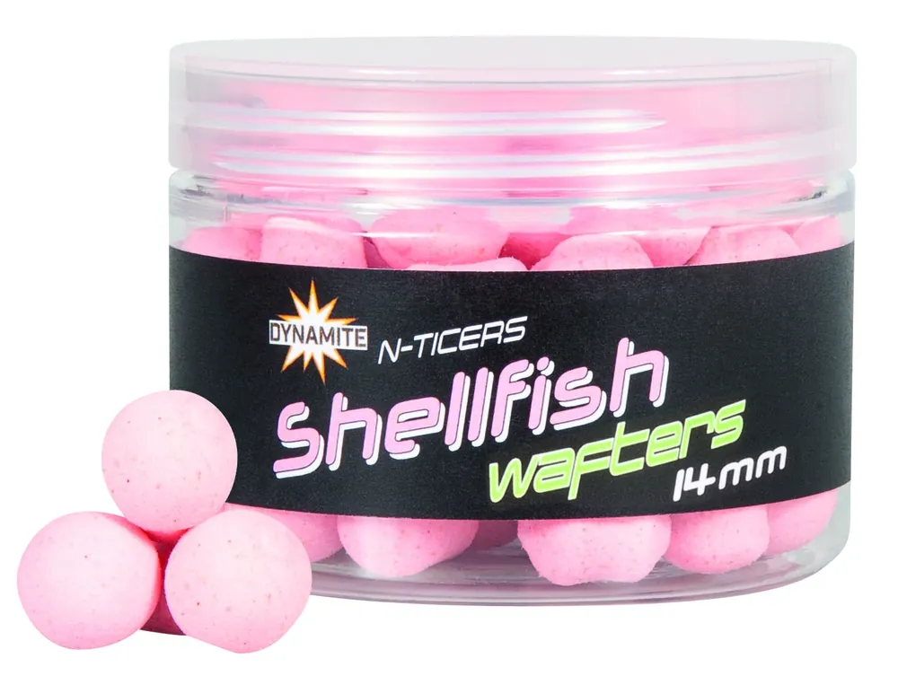 Fabrieksprijs Dynamite Baits N-Ticers Shellfish Wafters 14mm