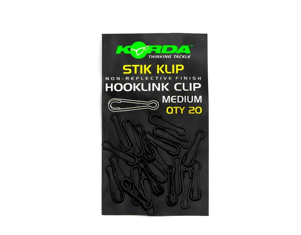 Beste Prijs Korda Stik Klip Onderlijnclip (20pcs) Medium