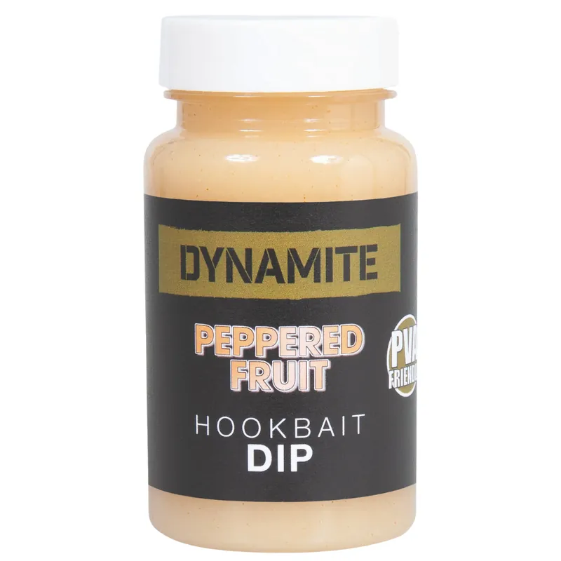 Uitverkoop Dynamite Baits Peppered Fruit Bait Dip (100ml)