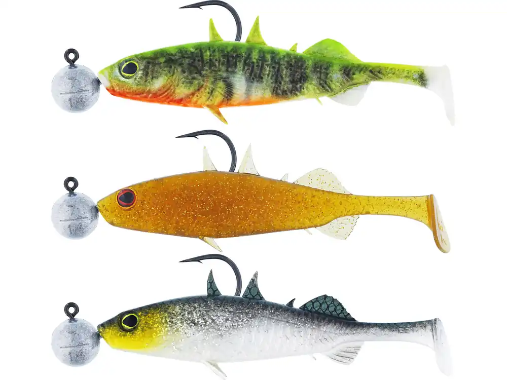 Goedkoop Westin Stanley The Stickleback Shadtail R 'N R 5.5cm (5g) Mix (3 stuks) Dark Water Mix 10