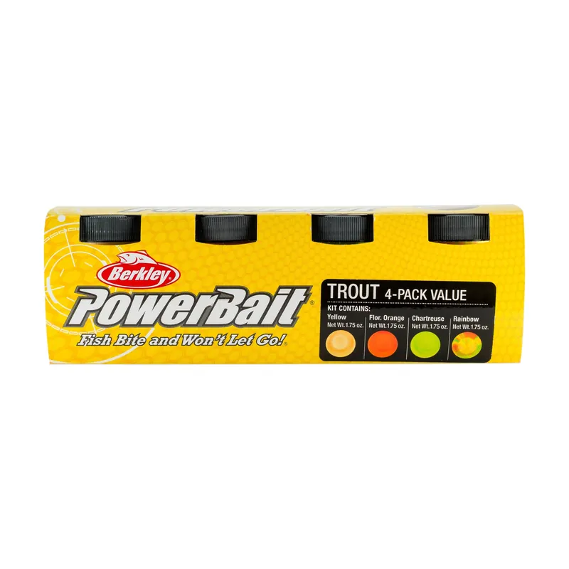 Uitverkoop Berkley PowerBait® Forel Aas Set (4 stuks)