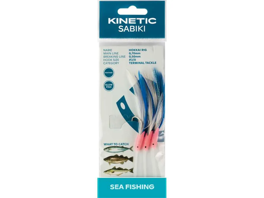 Bestseller Kinetic Sabiki Hokkai Rig Pink Fish