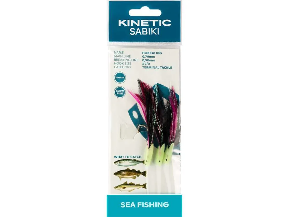 Flitsaanbieding Kinetic Sabiki Hokkai Rig Green Fish