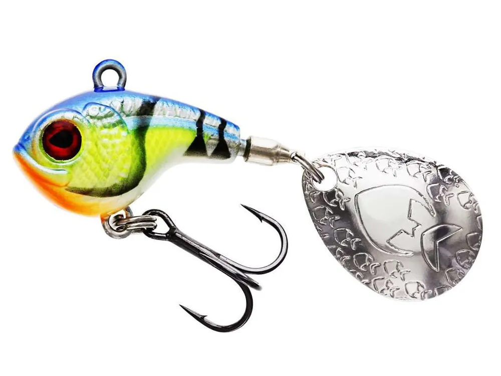 Laatste Kans Westin Dropbite Spin Tail 3.7cm 22g Chartreuse Blue Craw