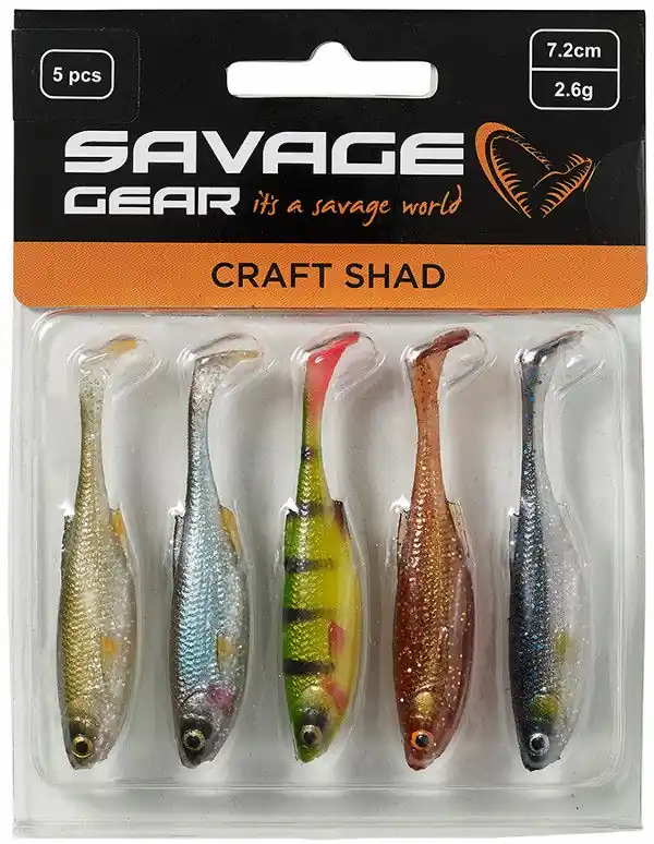 Lage Prijs Savage Gear Craft Shad 10cm Clear Water Mix
