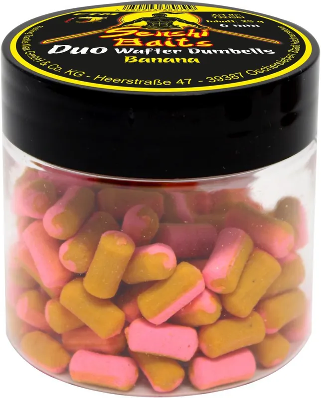 Senshi Baits Duo Wafter Dumbells Banana 6 mm Favoriet