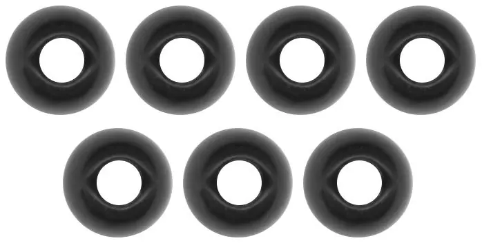 Flitsaanbieding Omura Tungsten kralen GLEUF gat Zwart 4,6 mm