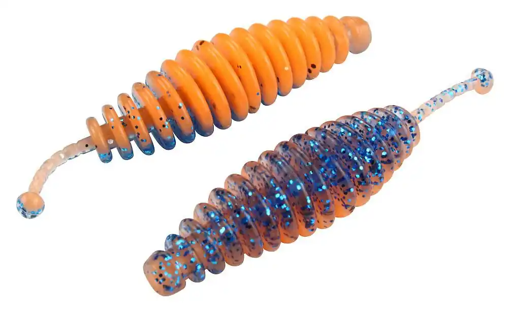 Populair Omura Baits Kong Blauw met glitter Oranje Knoflook