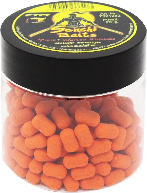 Hoge Kwaliteit Senshi Baits dumbells Sunny Orange Chcolate 6 mm