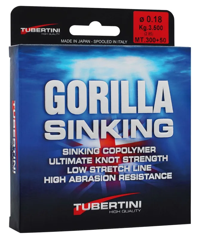 Tubertini Gorilla Sinking lijn 0.16 mm Nu Kopen