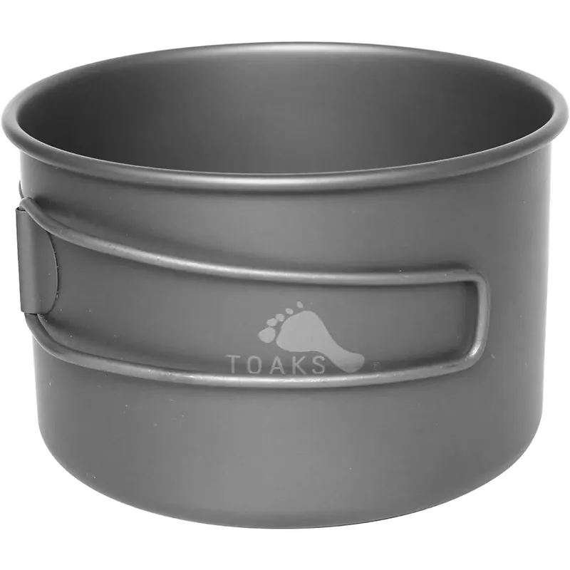 TOAKS Titanium 550ml Outdoor Camping Kookkom D103mm Uitverkoop