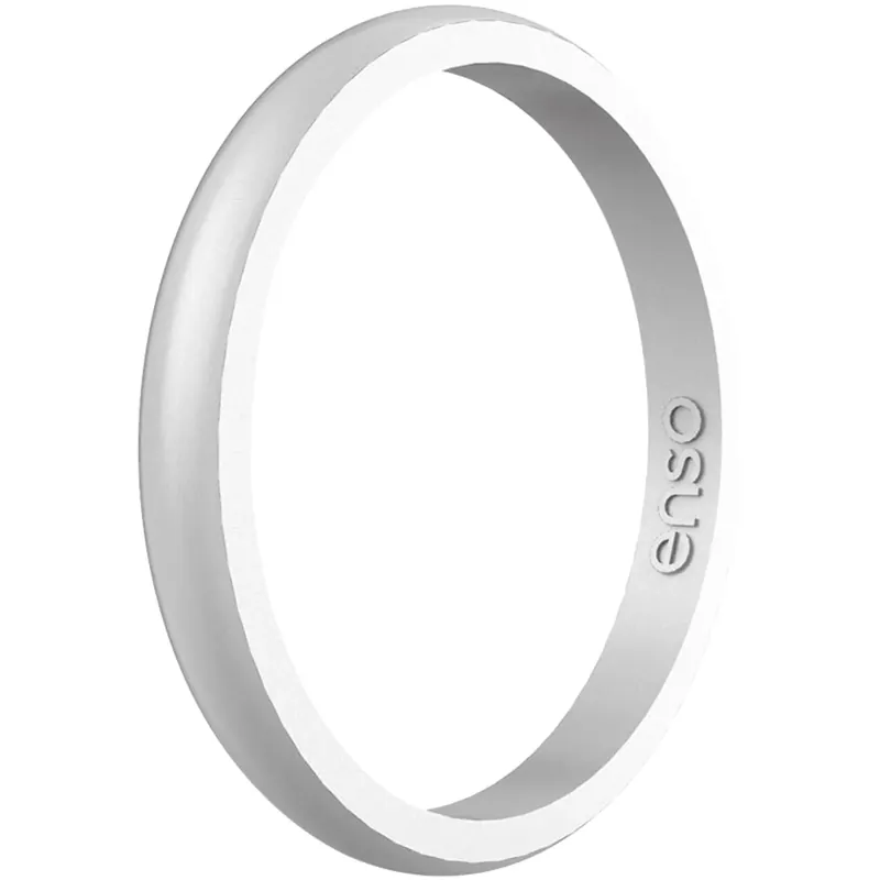 Nu Kopen Enso Rings Halo Elements Series Siliconen Ring - Zilver