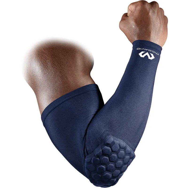 McDavid Adult HEX beschermende schuttersarm mouw - marineblauw S Flitsaanbieding