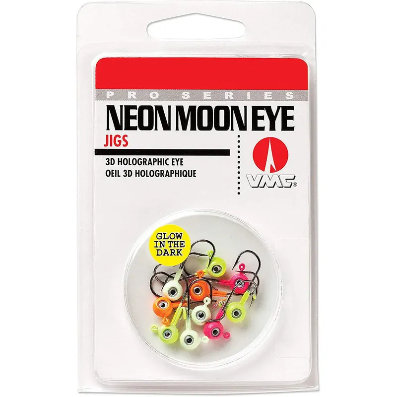 Speciale Aanbieding VMC Neon Glow-in-the-Dark Maanoog Jig Kit 1/4 ons.