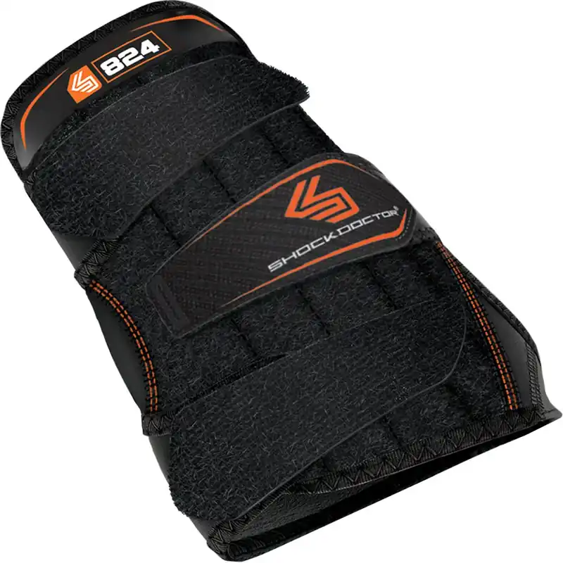 Beste Prijs Shock Doctor Pols 3-Strap Ondersteuning - Zwart Links - S