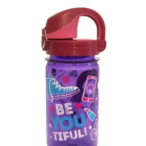 Nieuw Nalgene Kid's Sustain 12 oz. On The Fly Waterfles - Beyoutiful (Paars/Rood)