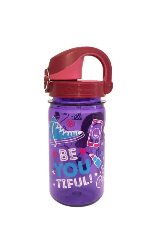 Nieuw Nalgene Kid's Sustain 12 oz. On The Fly Waterfles - Beyoutiful (Paars/Rood)