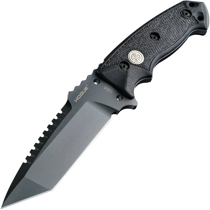 Fabrieksprijs Hogue EX-F01 Tactical Fixed Blade 5.5" Tanto Blade Mes - Grijs/Zwart