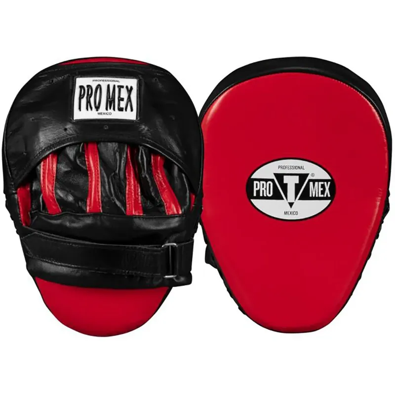 Bestel Nu Titel Boxing Pro Mex Pantera Curved Punch Mitts 3.0 - Zwart/Rood