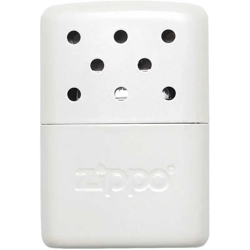 Hete Deal Zippo Pearl White Finish 6 uur handwarmer