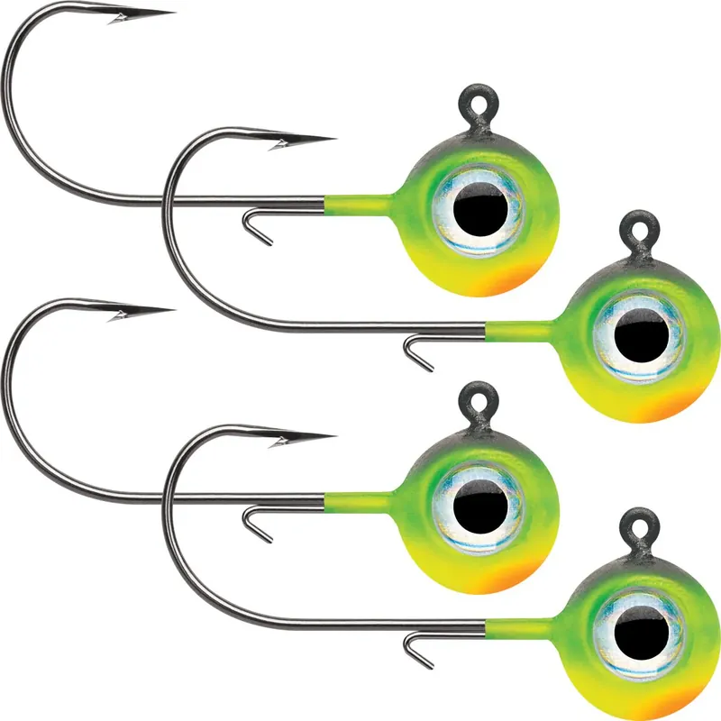 Weekendaanbieding VMC Neon Moon Eye 1/4 Oz. 3D Holografische Jig - 4-Pack - Firetiger