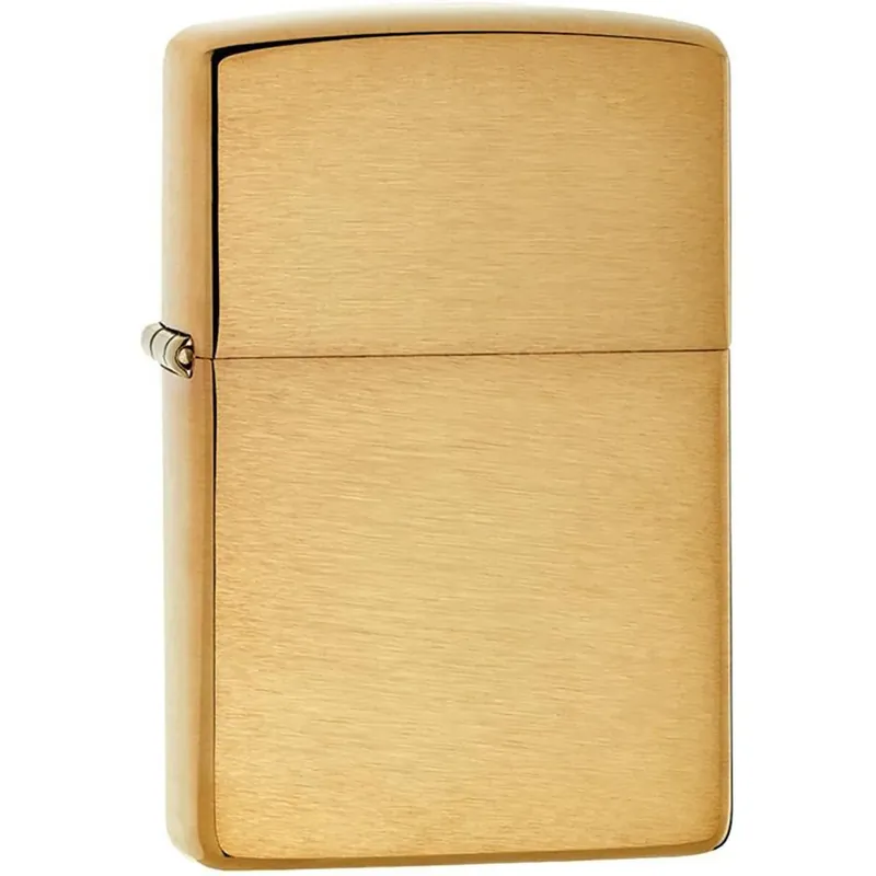 Zippo Armor Geborstelde Messing Zakaansteker Gratis Retour