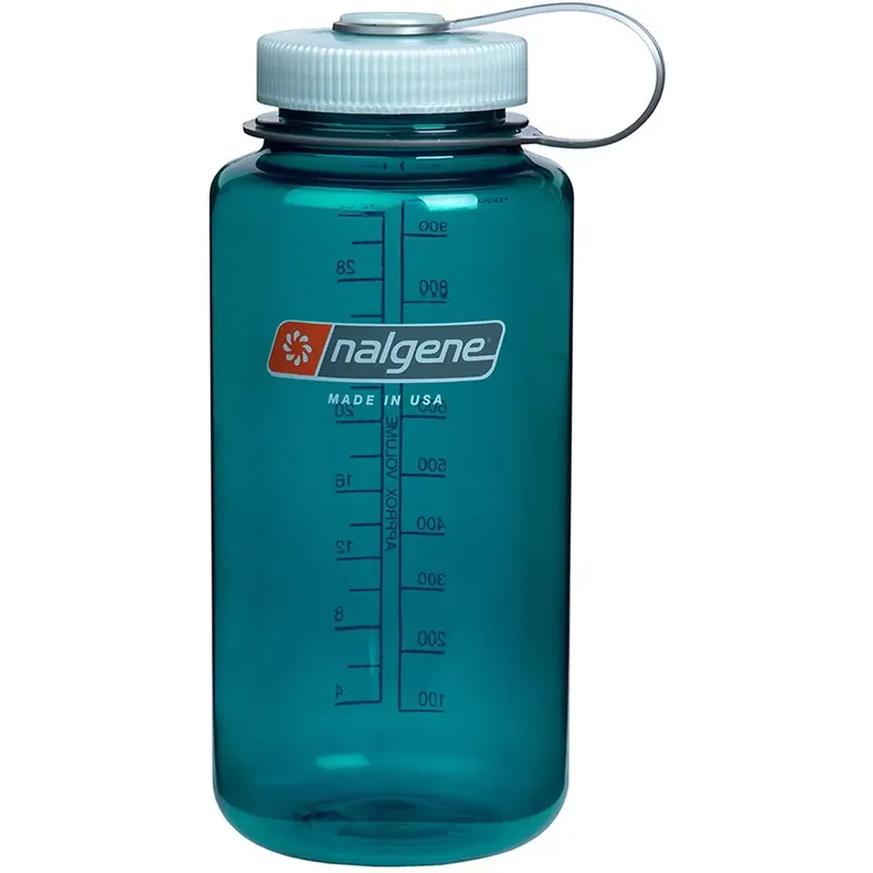 Nalgene Sustain 32 oz. Tritan Wide Mouth Waterfles - Trout Groen/Grijs Nieuw